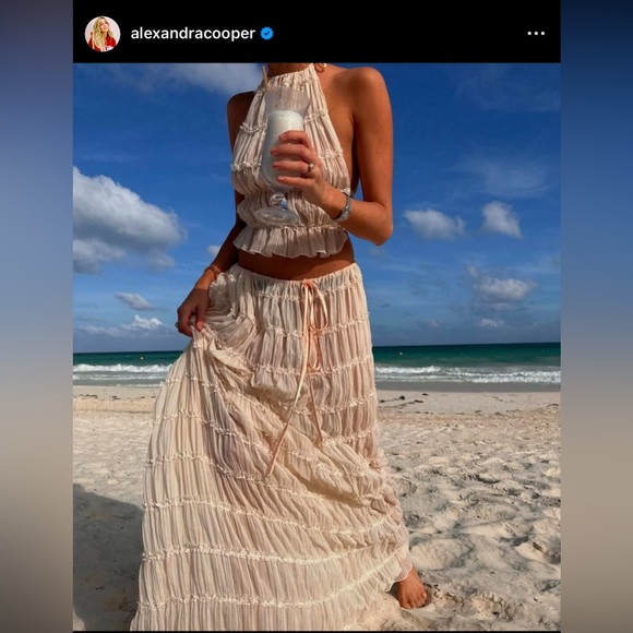 Mable by Anthropologie Two Piece Chiffon Set ✨ - Picture 2 of 10